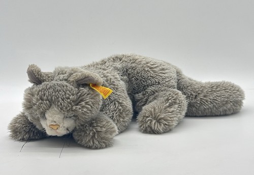Vintage steiff katze knopf - katze,