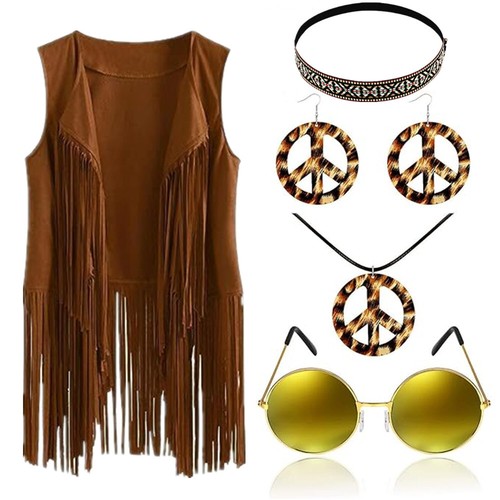 60er 70er damen - hippie, jacke
