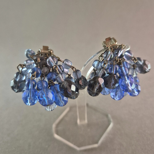 Vintage clip ohrringe - clip-ohrringe, aus