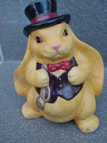 Keramik hase hasemann mit - keramik-hase,